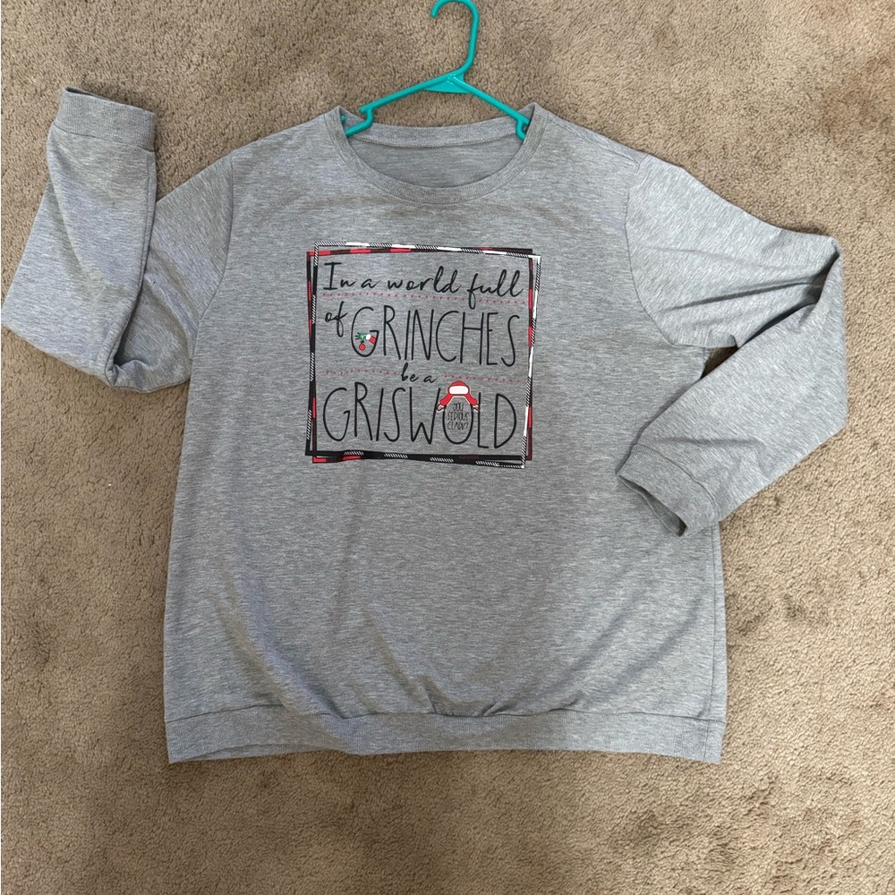Gray Graphic Sweatshirt